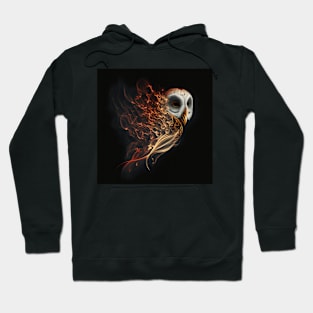 Barn Owl Wisps 10 Hoodie